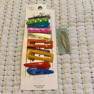 Time and Tru Multicolor Hair Clip Set